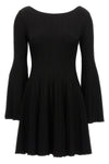 patty ribbed stretch knit dress
