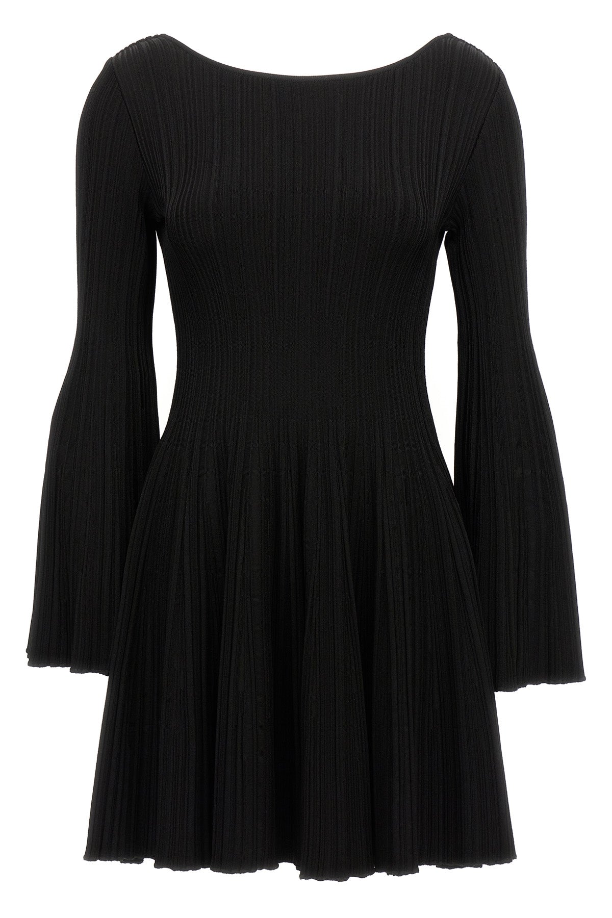 patty ribbed stretch knit dress