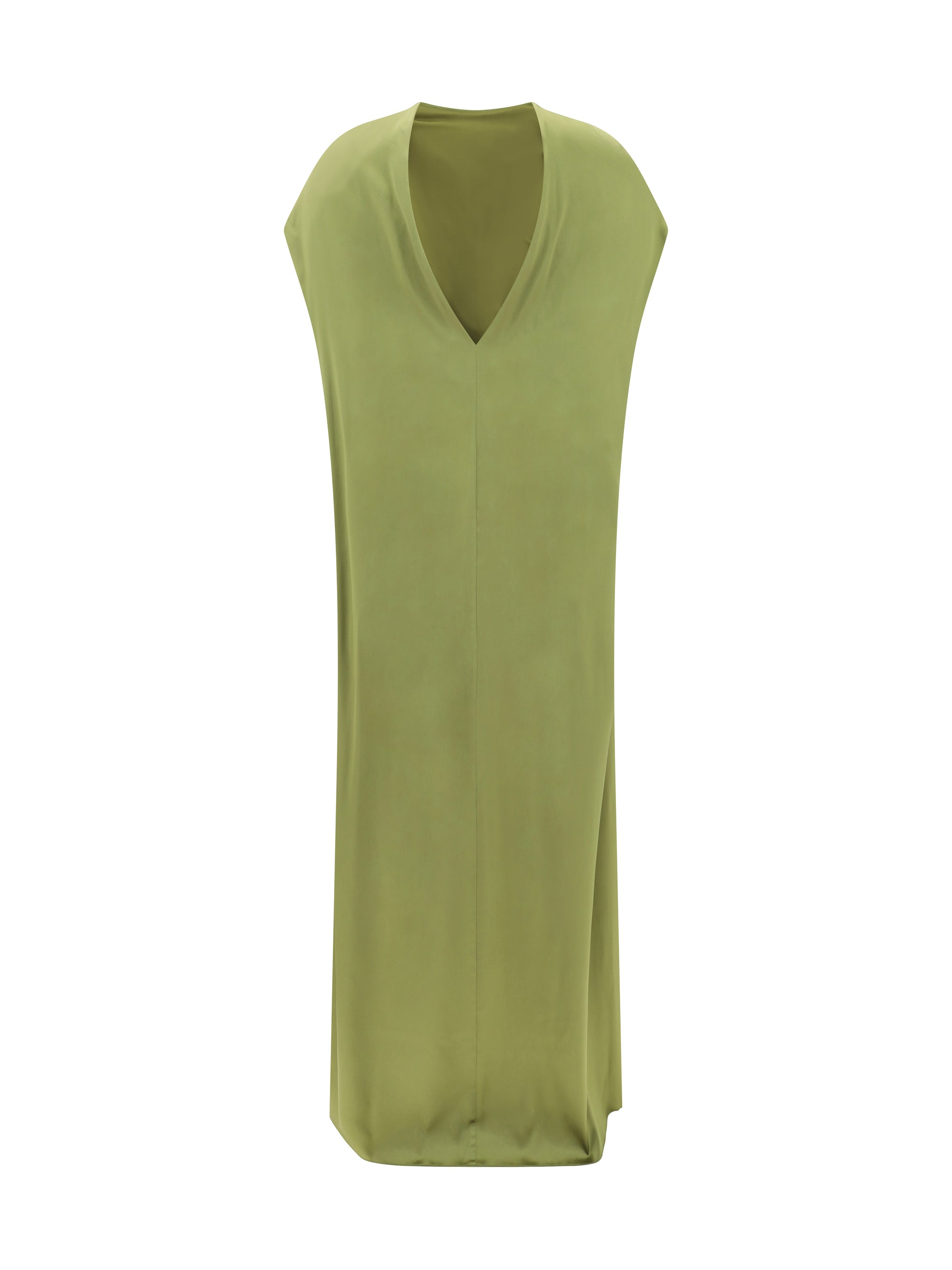 DRIES VAN NOTEN M satin long dress