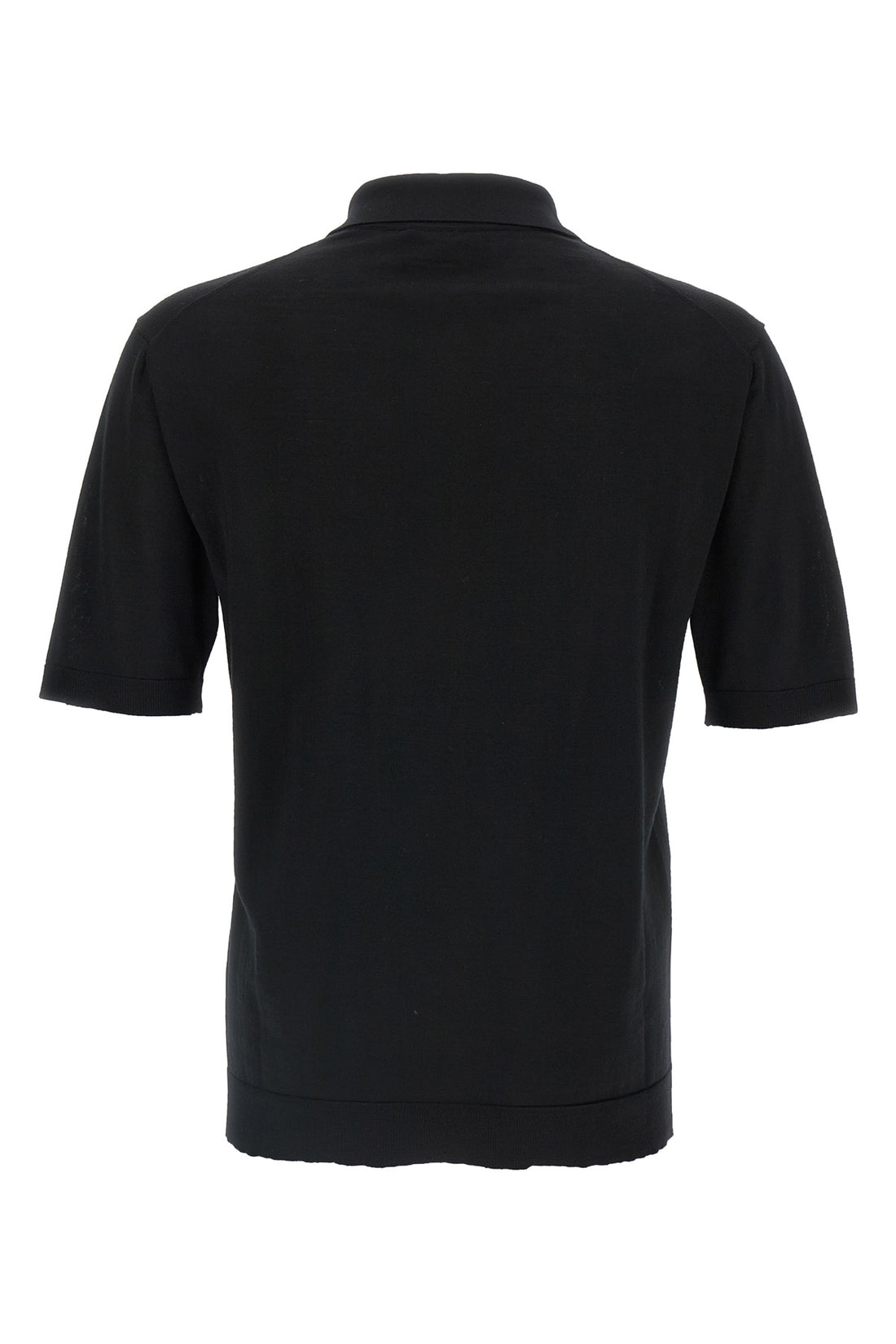 GUCCI S fine wool knit polo shirt