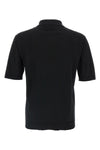 fine wool knit polo shirt