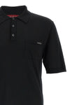 fine wool knit polo shirt