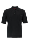 fine wool knit polo shirt
