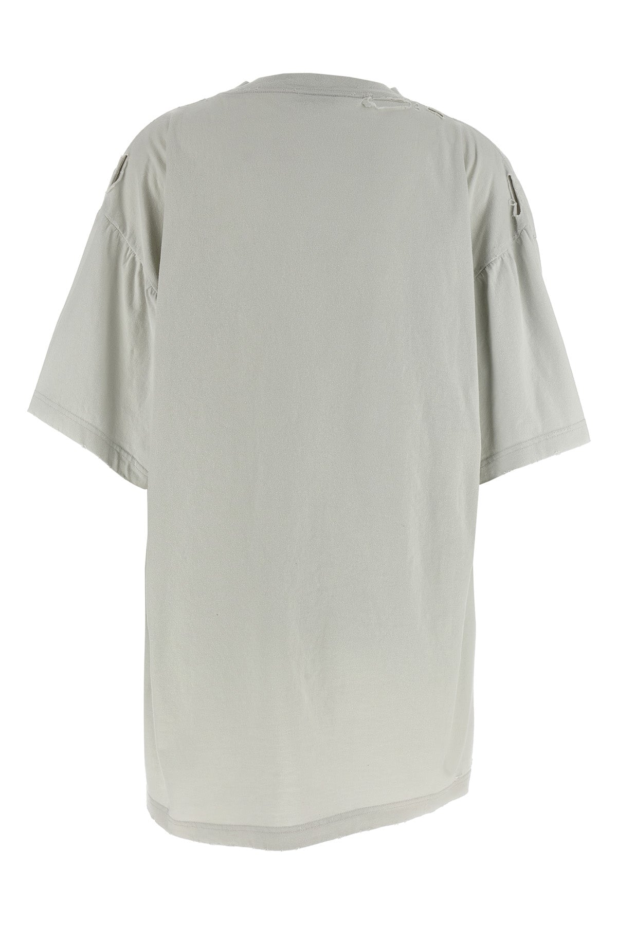 used and torn dry jersey t-shirt