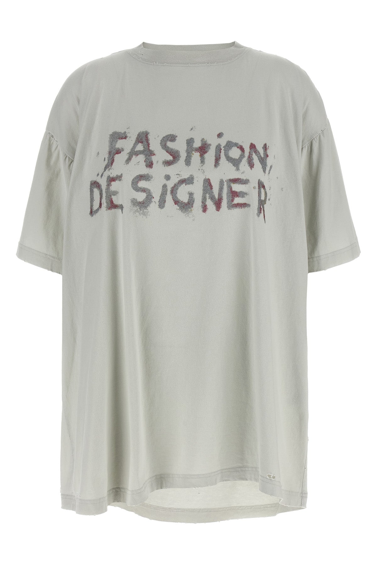 used and torn dry jersey t-shirt