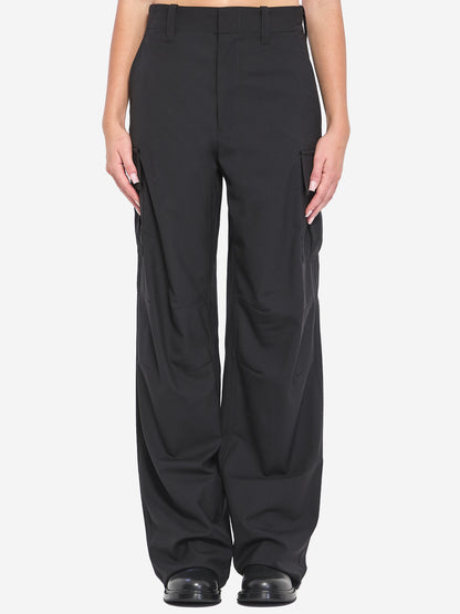 BOTTEGA VENETA 38 cargo trousers in lightweight woo