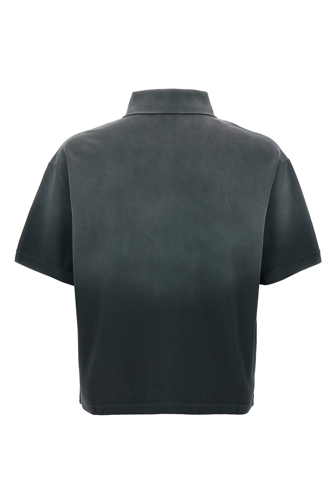 MCQUEEN M gradient-effect cotton piqué polo shirt