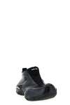 basketball sneakers in used-effect rigid material