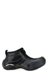 basketball sneakers in used-effect rigid material