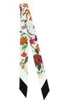 gucci flora print silk twill scarf