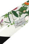gucci flora print silk twill scarf