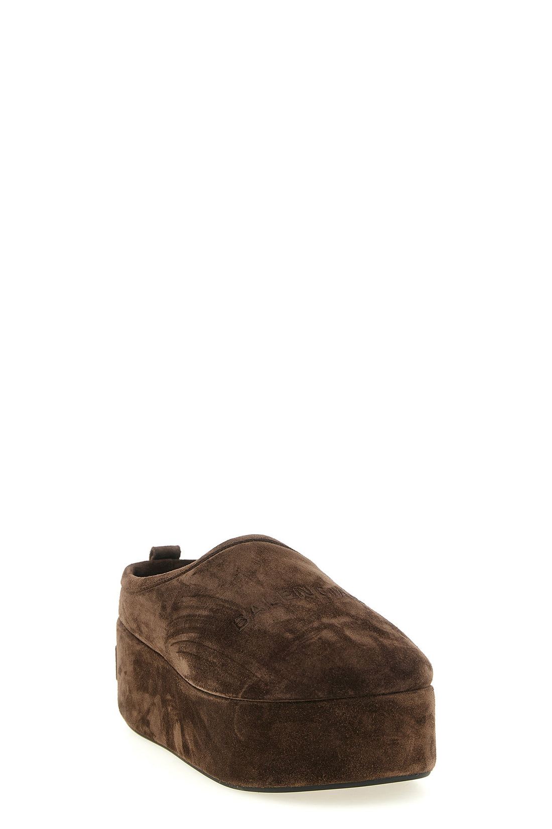 BALENCIAGA 36 the sabot balenciaga alaska pltf slide is distinguished by a structured construc