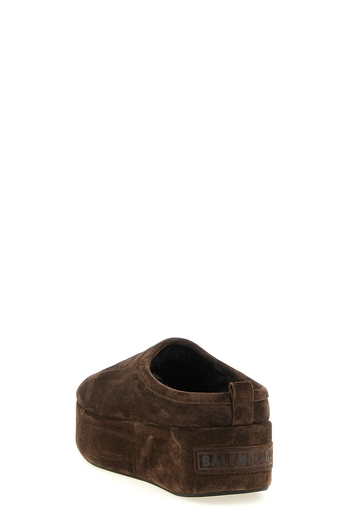 the sabot balenciaga alaska pltf slide is distinguished by a structured construc