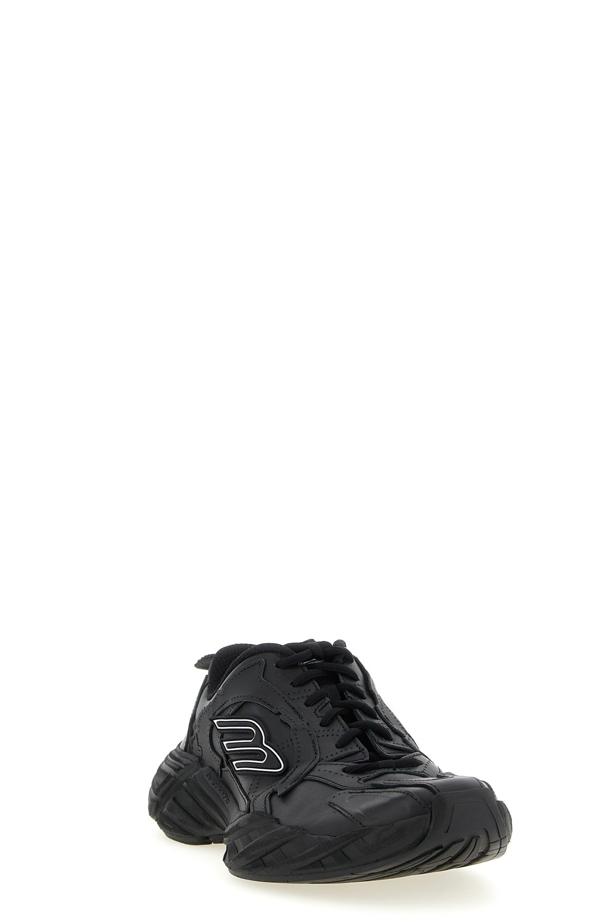monday sneakers in cowhide and polyester leather