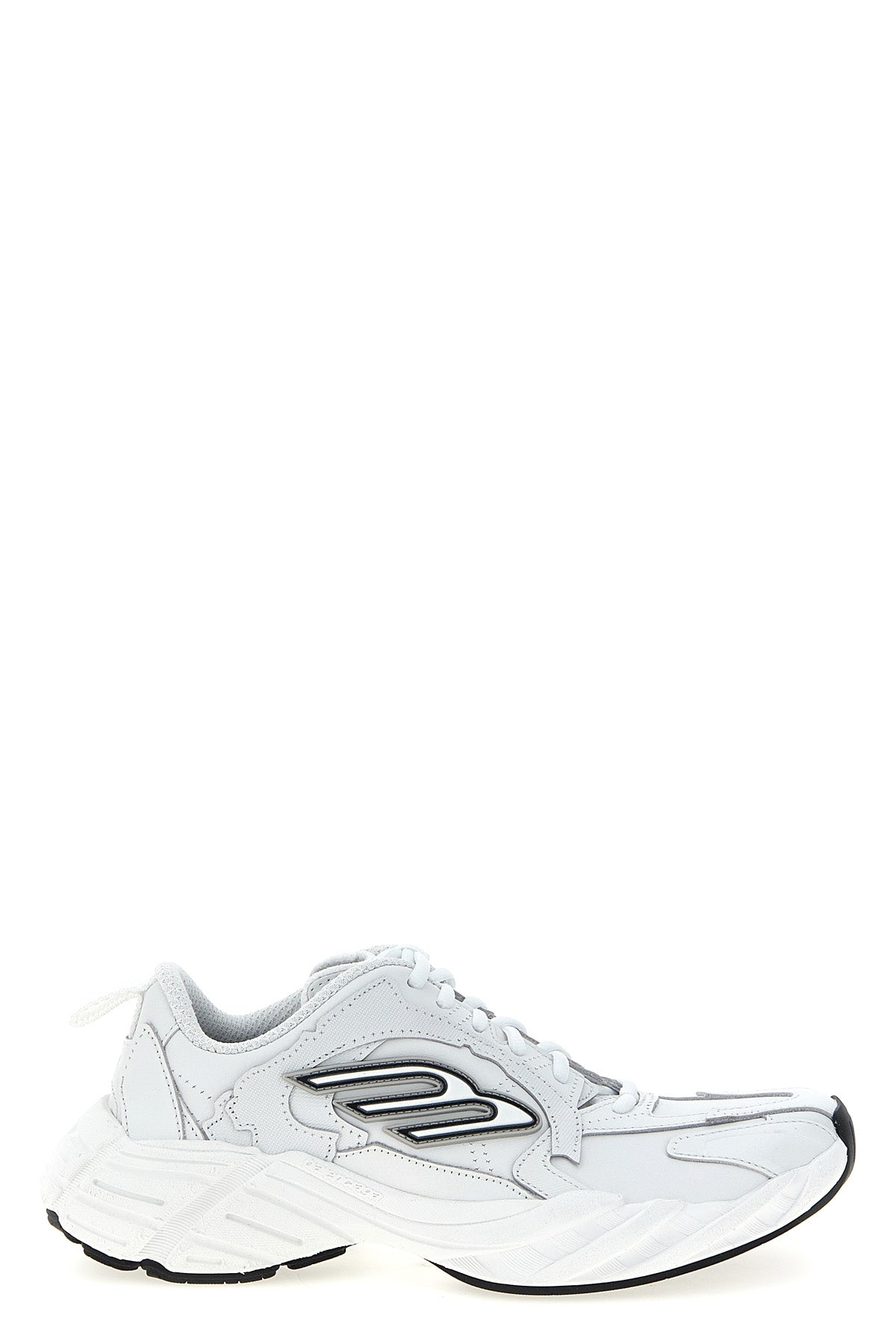 monday sneakers in cowhide and polyester leather