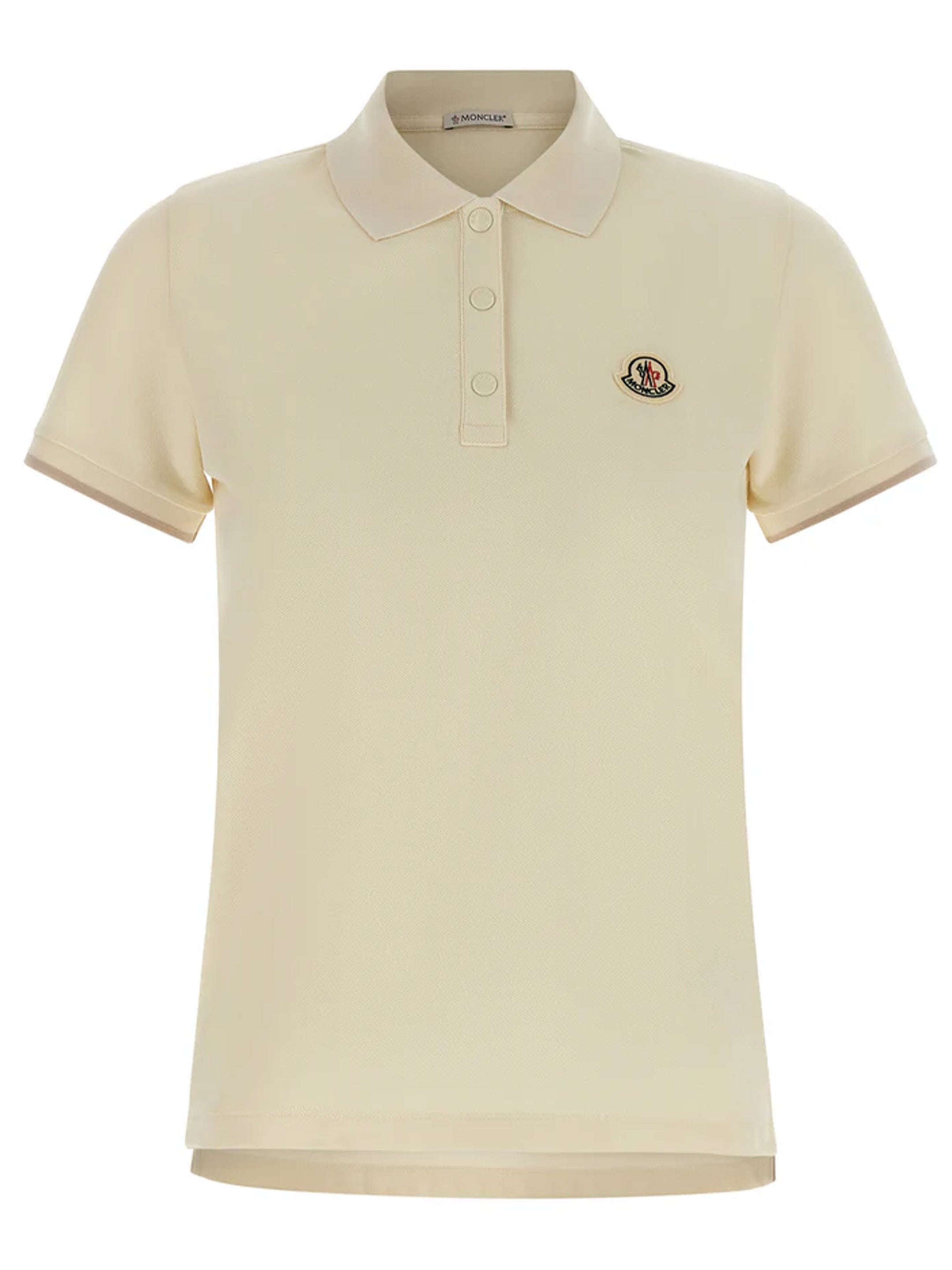 MONCLER M cotton piqué polo shirt with logo