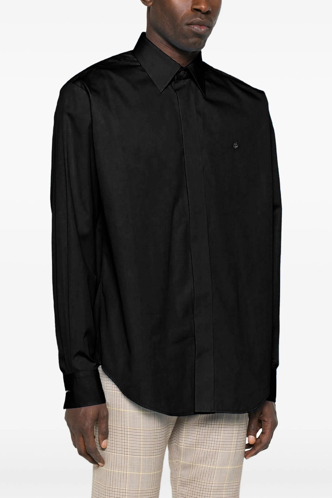 MCQUEEN 39 cm cotton poplin shirt