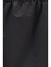 satin midi skirt with drawstring
