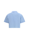 poplin shirt with ruffle details