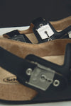 calf leather balenciaga x scholl sandal