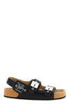 calf leather balenciaga x scholl sandal