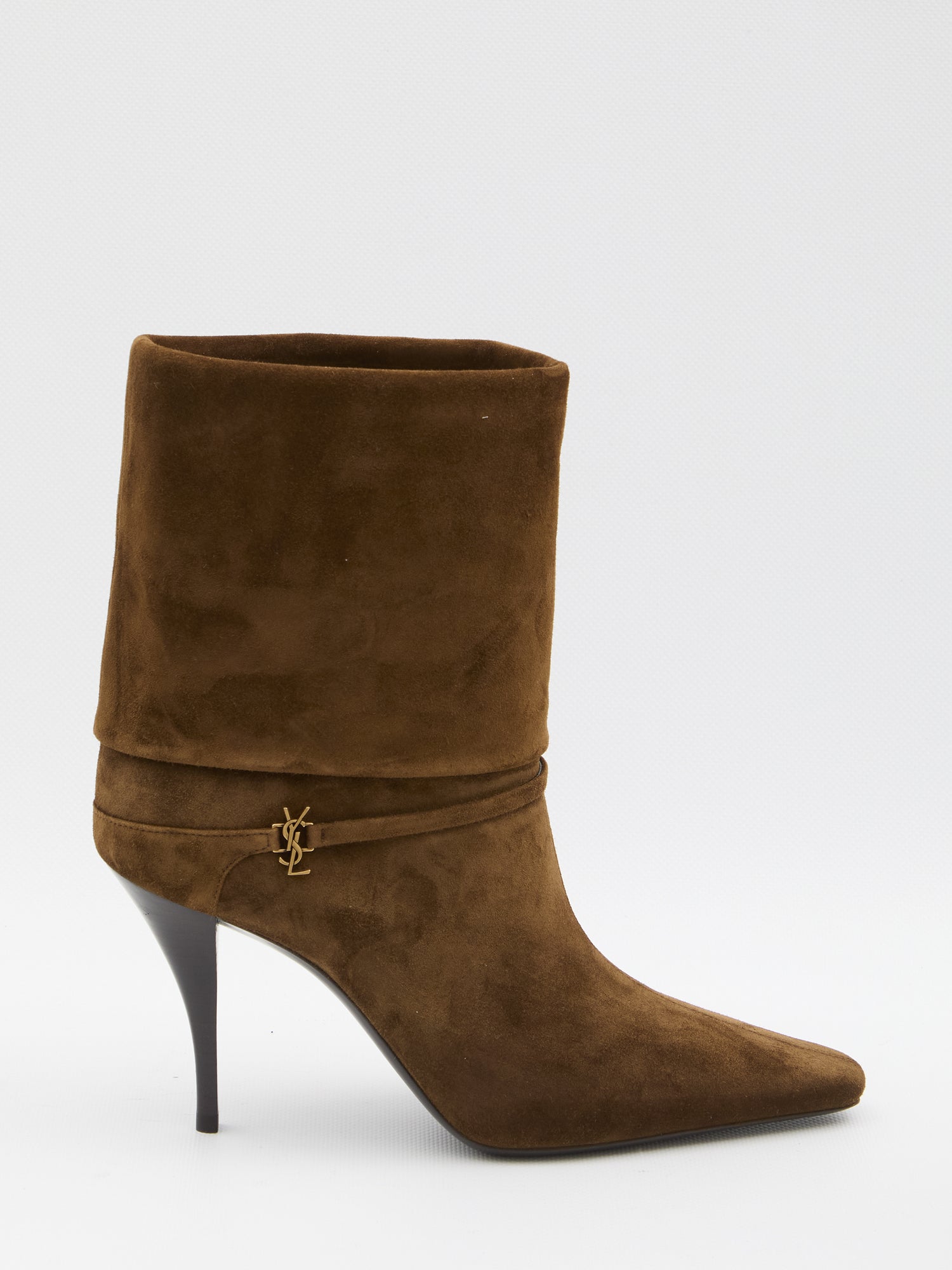 SAINT LAURENT 36½ suede niki boots 