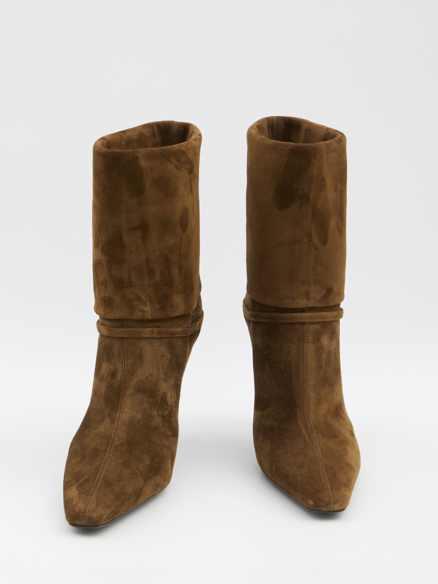 SAINT LAURENT 36½ suede niki boots 