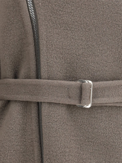 RICK OWENS 38 scarf flight jacket