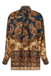 aster jacobean patterned habotai silk shirt