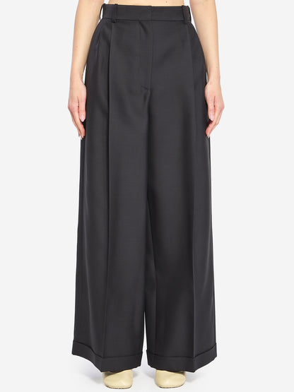LOEWE 34 wool and silk trousers