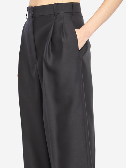 LOEWE 34 wool and silk trousers