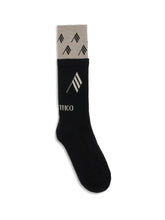 THE ATTICO L-XL logo cotton socks
