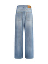 baggy jeans in pure cotton with resca pattern