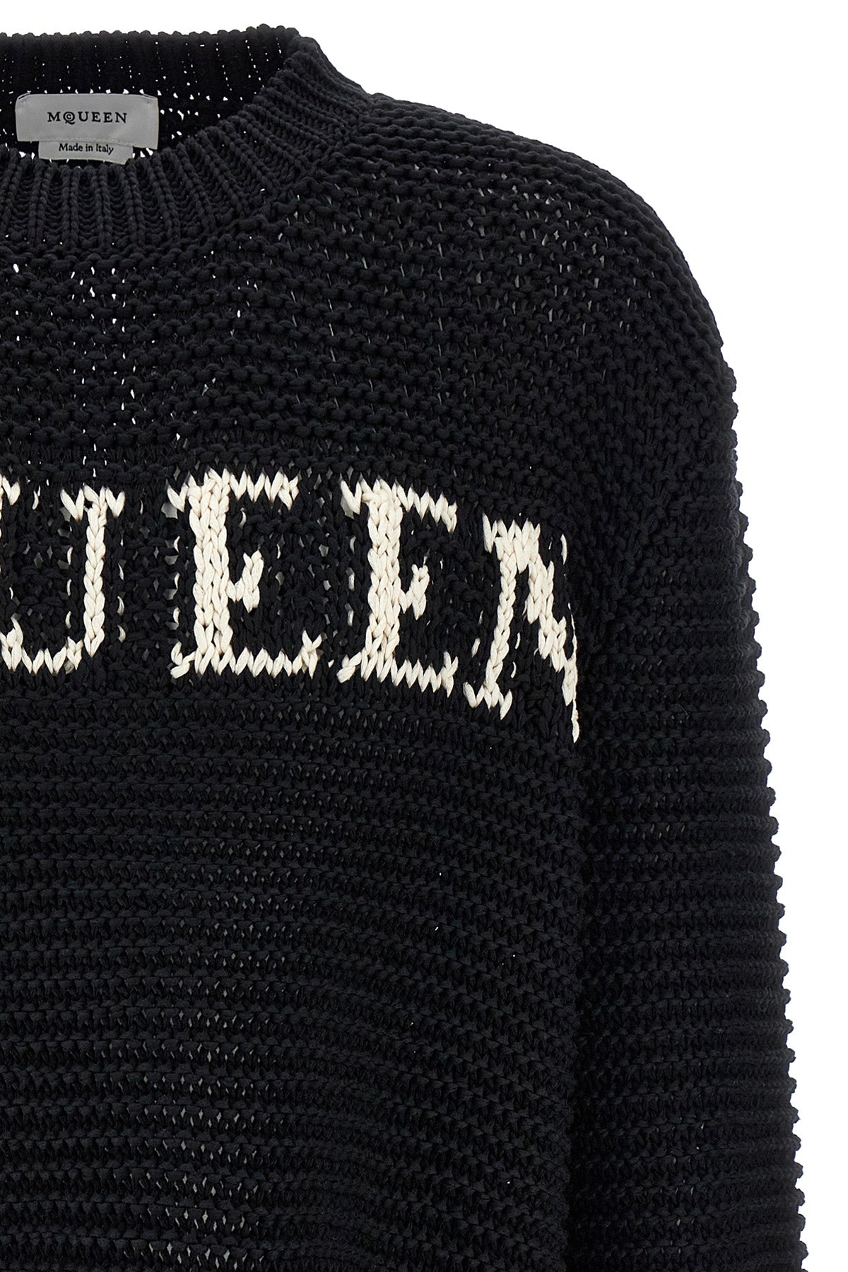 textured cotton sweater