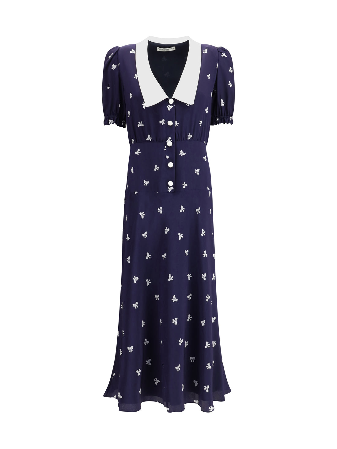 ALESSANDRA RICH 40 bow patterned dress