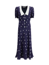 ALESSANDRA RICH 40 bow patterned dress