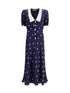 ALESSANDRA RICH 40 bow patterned dress