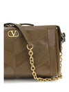 small panthea chevron nappa shoulder bag