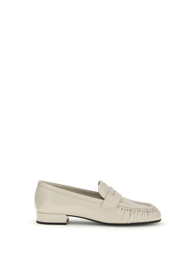 leather loafers
