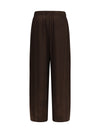 satin drawstring pants