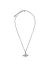 mini bas relief orb pendant necklace