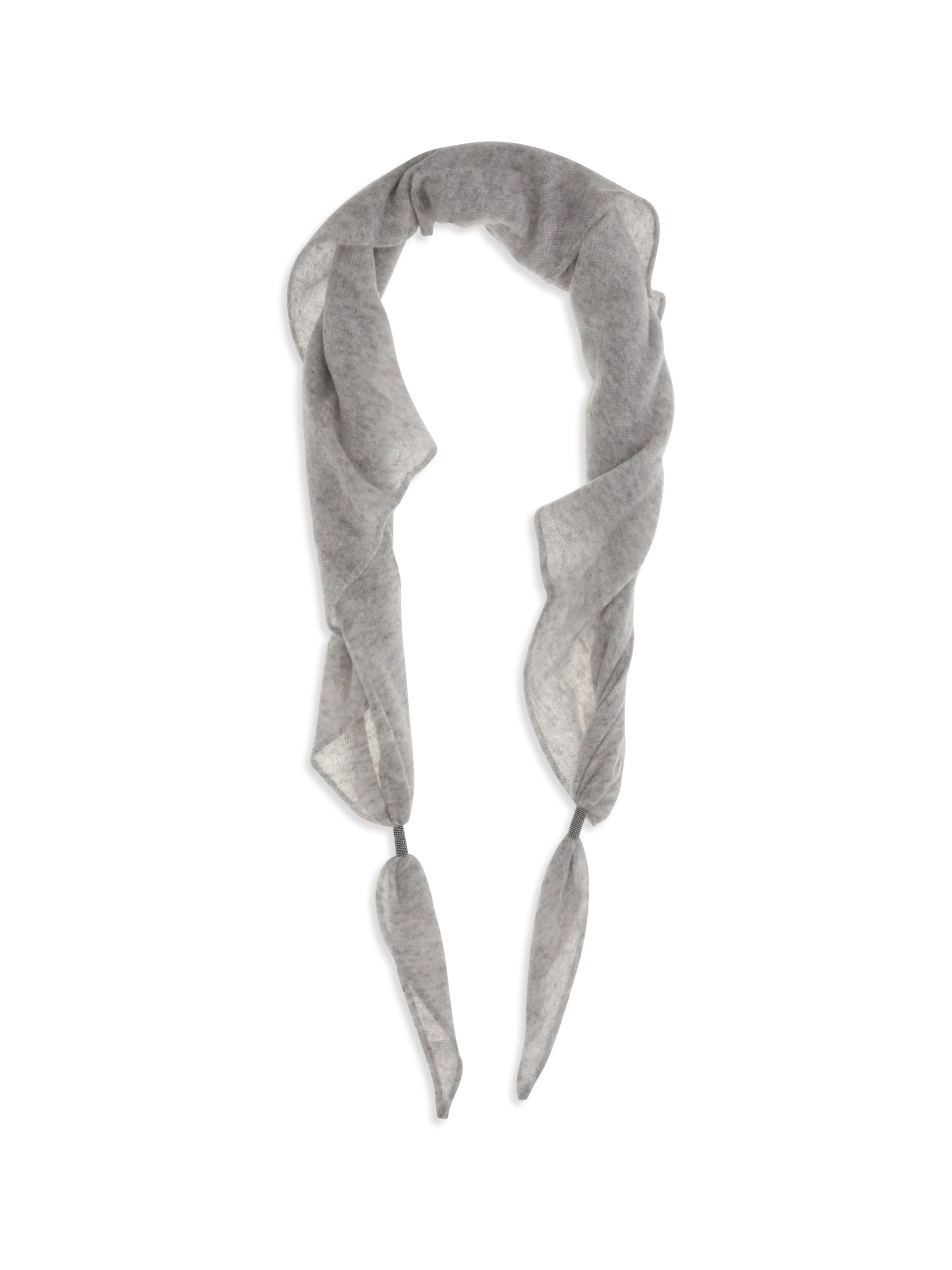 cashmere scarf with monile details