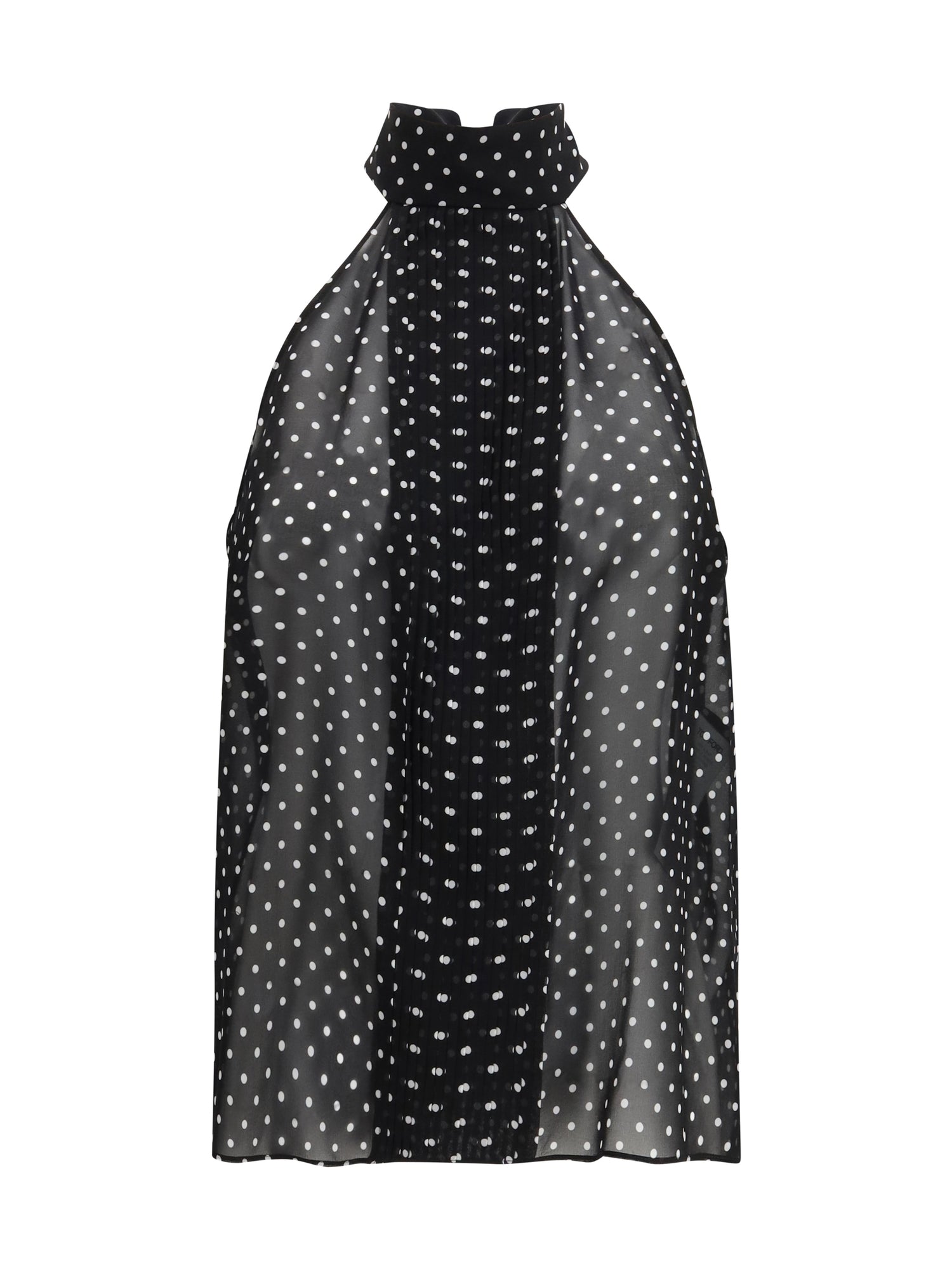 TOM FORD 40 silk polka dot blouse
