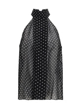TOM FORD 40 silk polka dot blouse