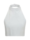 cotton poplin plastron top