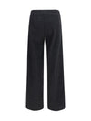 flavia wide-leg cotton-blend pants