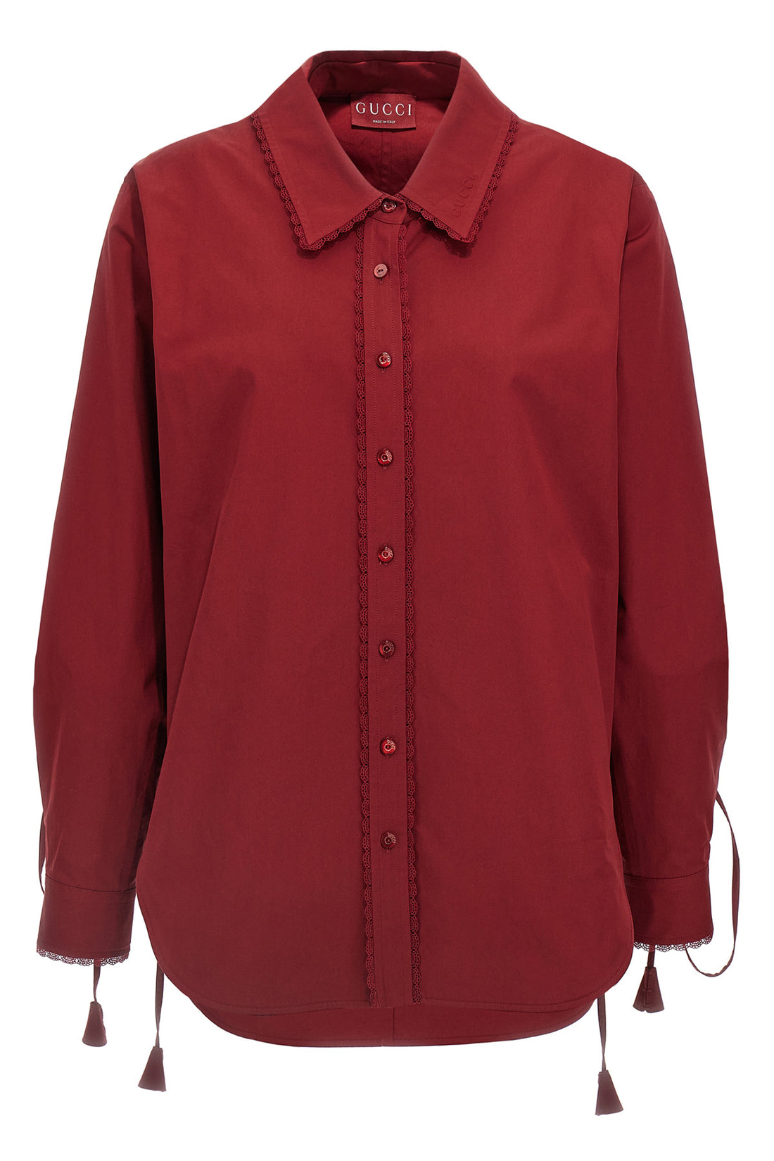 GUCCI 38 heavy cotton poplin shirt