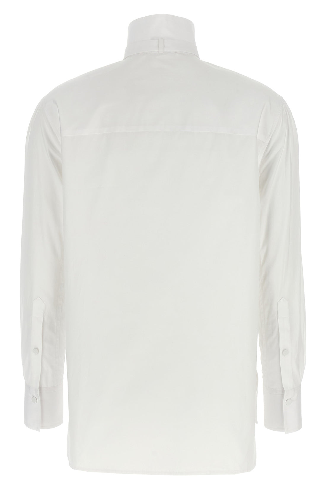 MCQUEEN 38 tuxedo cotton poplin shirt