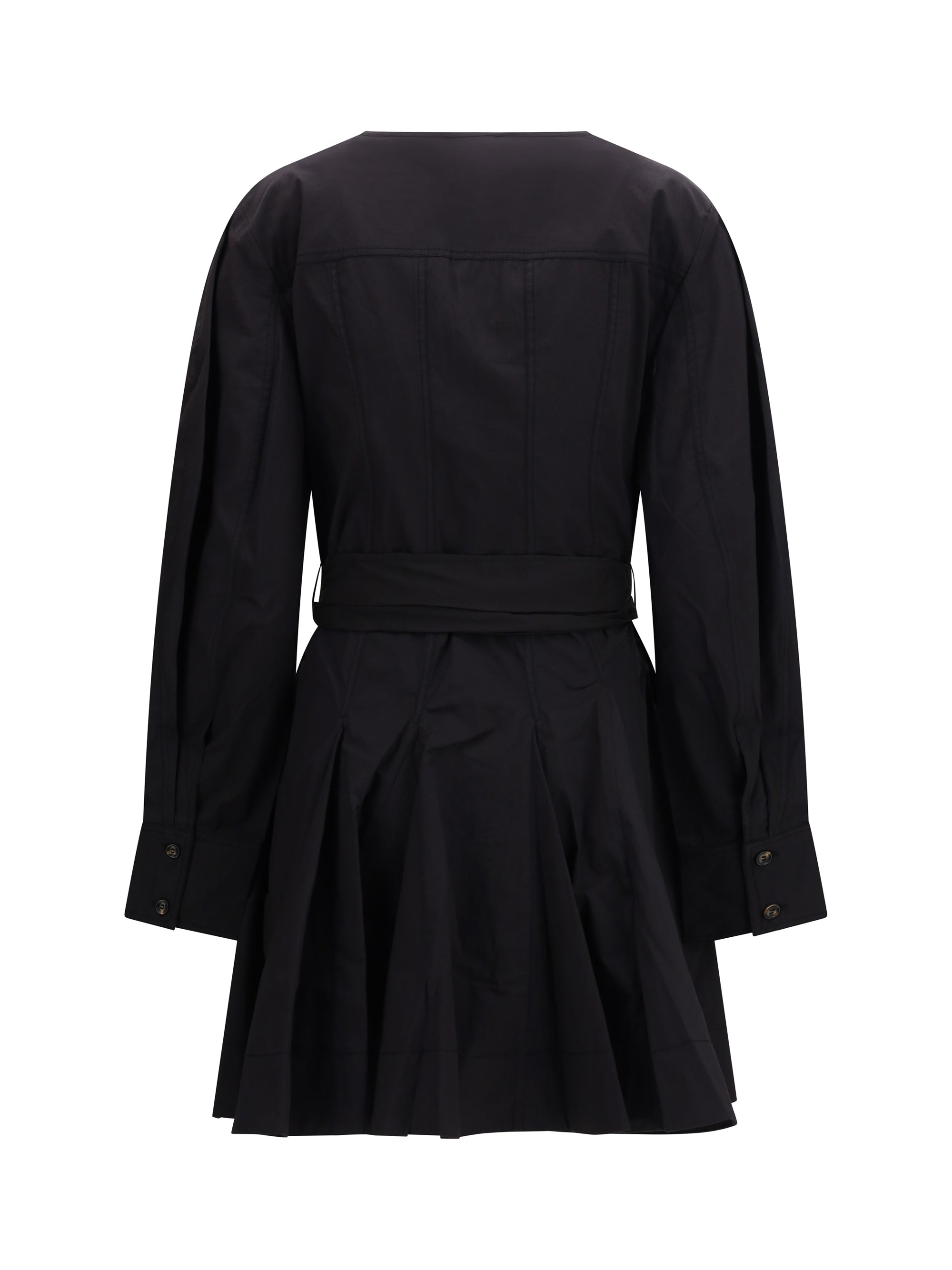 short shirt dress with belt