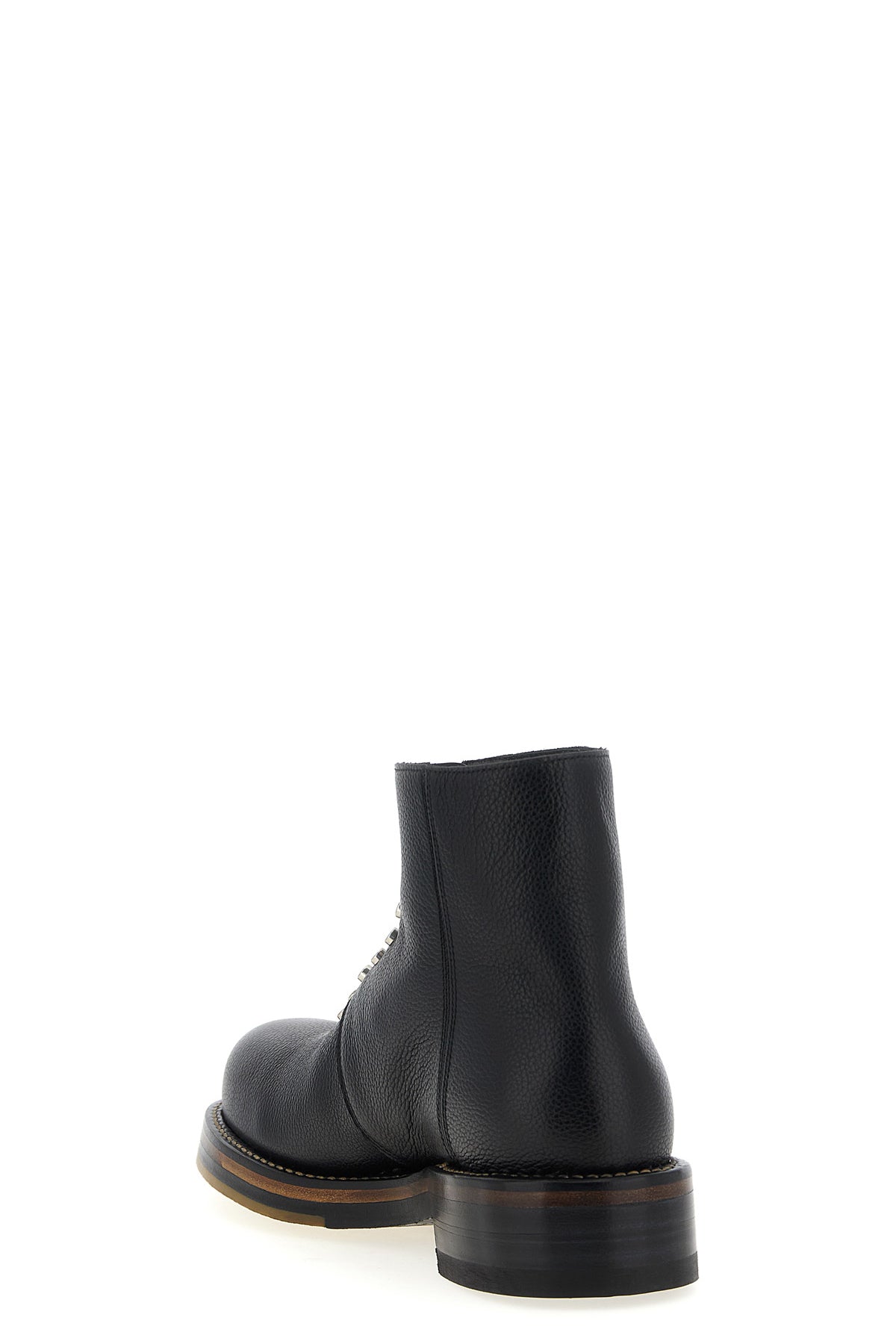 maker full-grain calf leather ankle boots